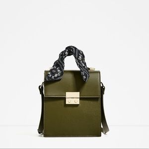 Zara Green Crossbody Bag